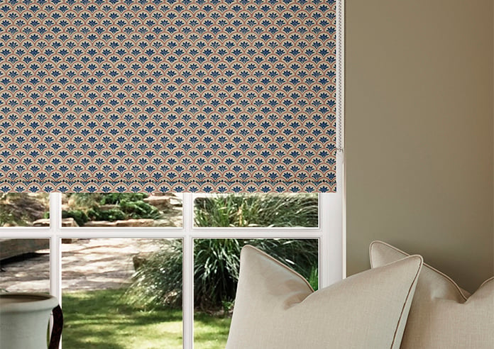 Land & Shore Dawn (Blackout), Blue Red - Twist&Fit Roller Blind - Image 5